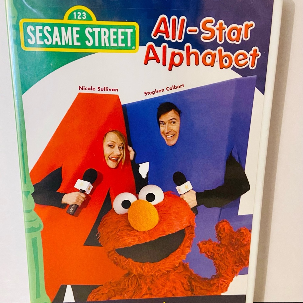 All Star Alphabet Sesame Street DVD~NEW
